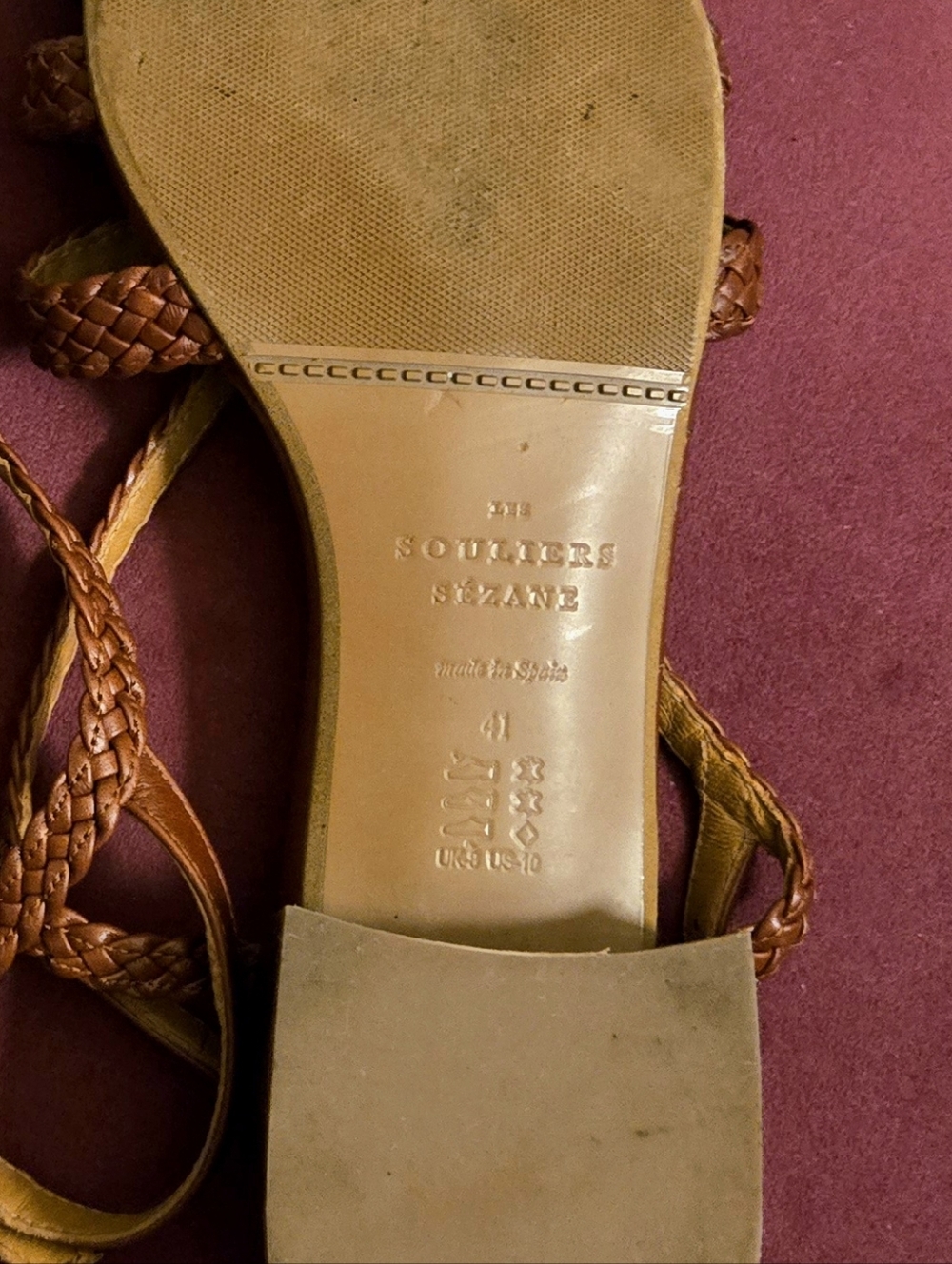 Sèzane Rosa Low Braided Sandals - Picture 7 of 7